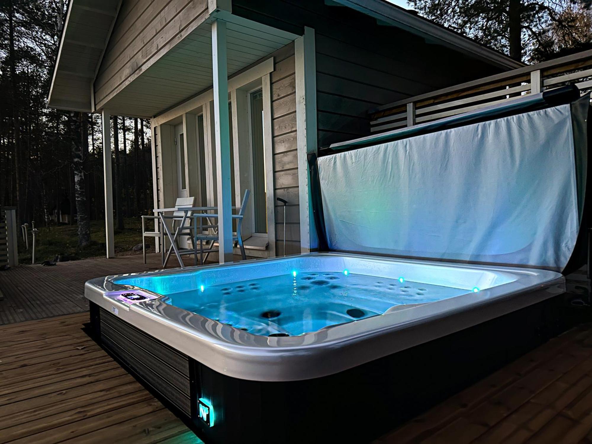 רובניימי Luxurious Villa Kinos With Jacuzzi מראה חיצוני תמונה